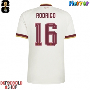 Spanien Rodri Hernandez #16 Udebanetrøje VM 2026 Kort ærmer